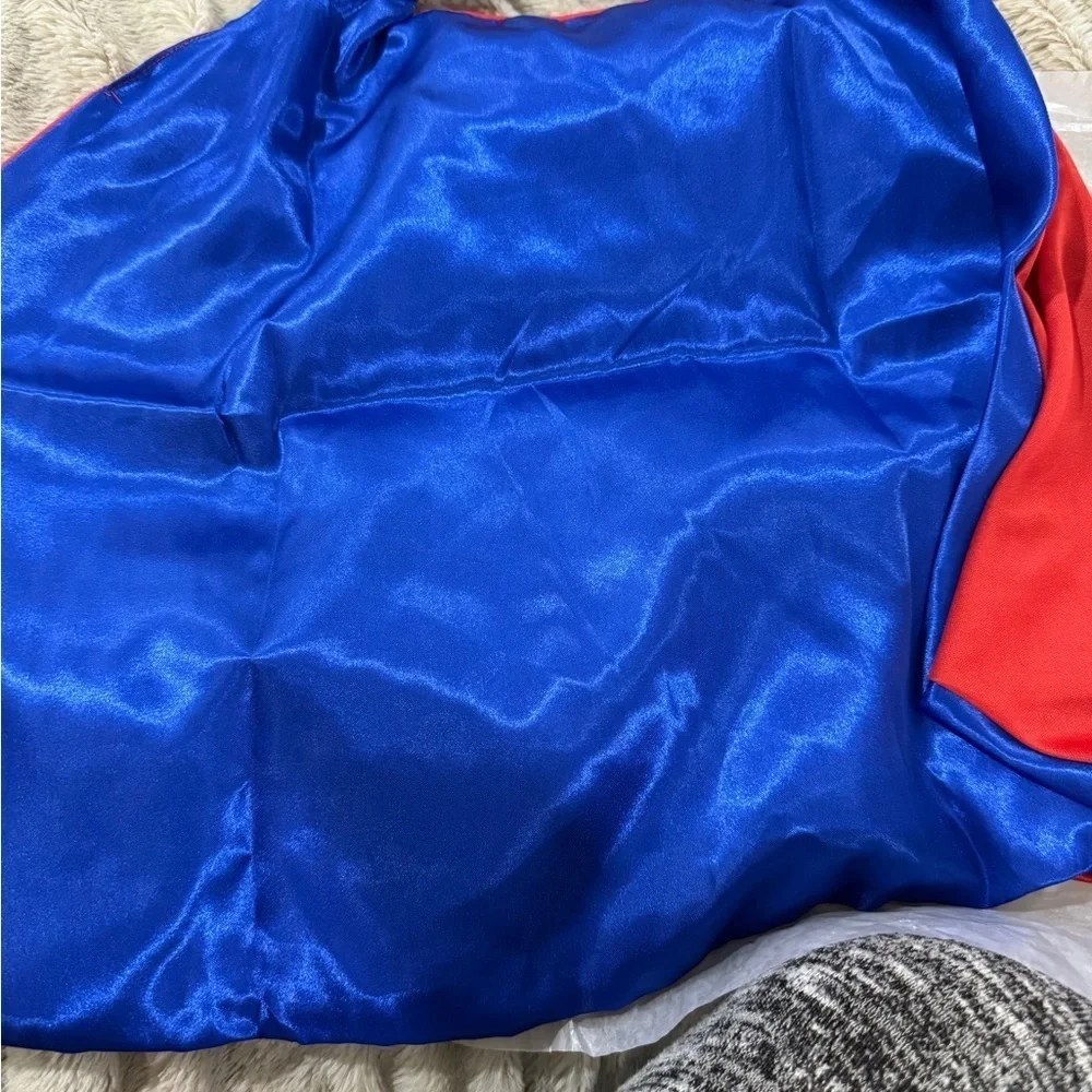 Supergirl Costume Set for Girls (Includes Cape, Skirt, Ring, and Bracelets) NWOT